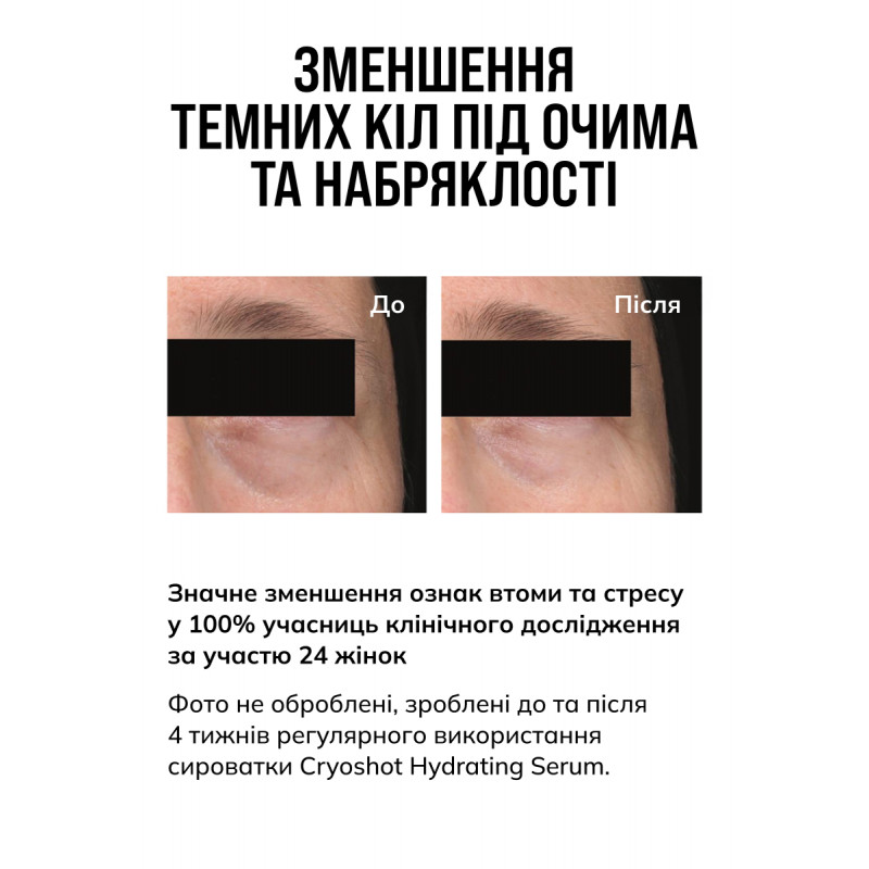 Зволожувальна сироватка CRYOSHOT HYDRATING SERUM 