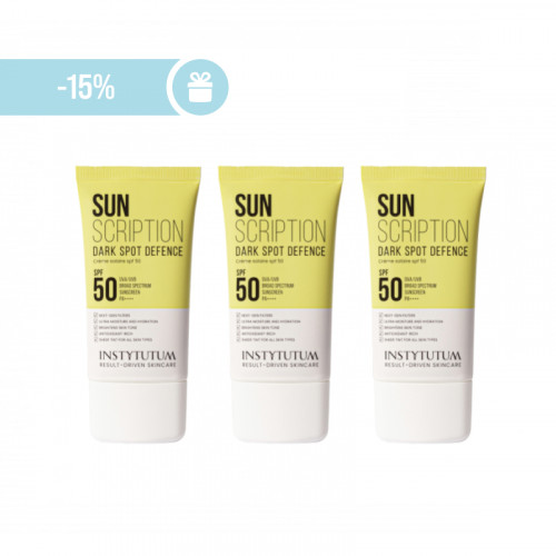 АБОНЕМЕНТ НА СОНЦЕЗАХИСНИЙ КРЕМ SUNSCRIPTION DARK SPOT DEFENCE SPF50